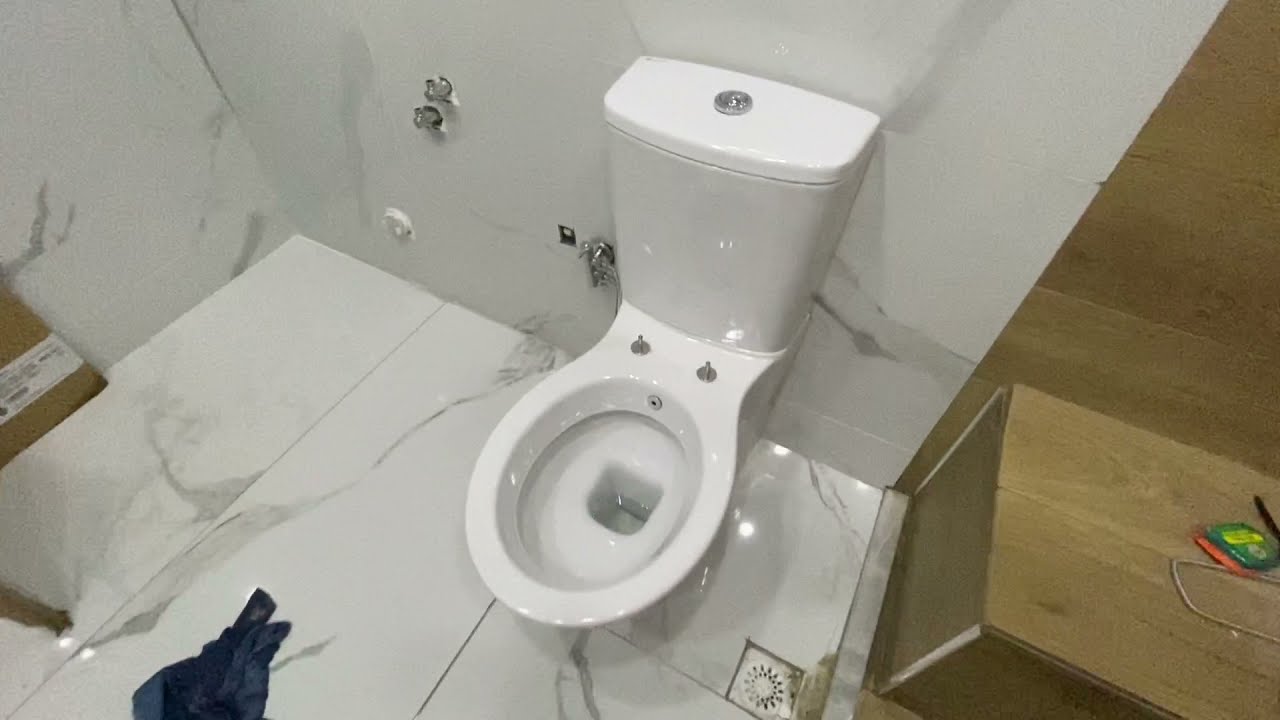 Odunpazarı — Eskişehir klozet montajı — mermer kaplı banyoda yeni klozet kurulumu ve sızdırmazlık testi